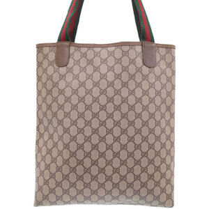 Gucci GG Brown Sherry Plus Canvas Tote bag Web